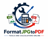 Format JPG to PDF Logo New